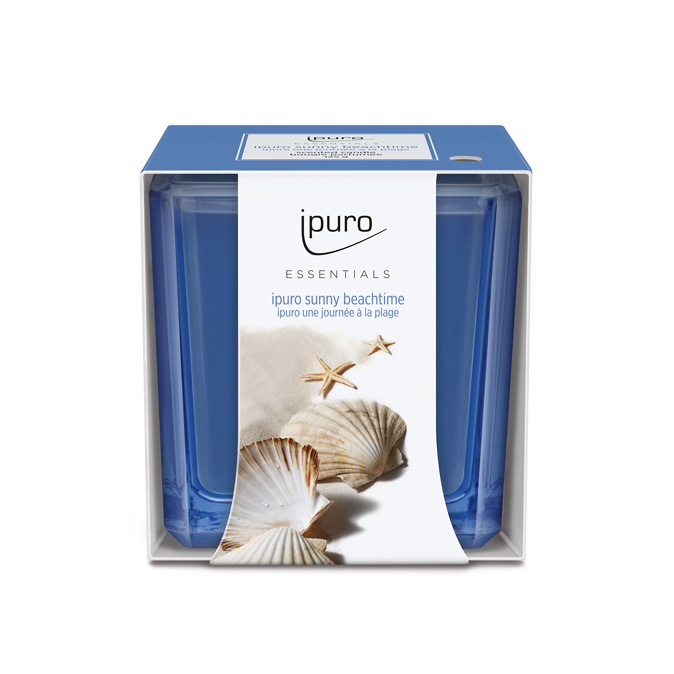 Bougie Parfumée Ipuro Cotton Fields - Vanille Et Musc Blanc 125g