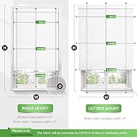 Vista 6 de Persianas motorizadas, persiana enrollable automática sin taladro, eléctrica inalámbrica para ventanas de interior, tela de tela, compatible