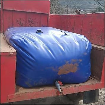 100/500/1000/2000/3000/4000/5000/6000L Extra Large RV Water Tank Bladder, Collapsible Portable Water Storage Container Bag1514L/400Gal/1.6x1.2x0.79 m