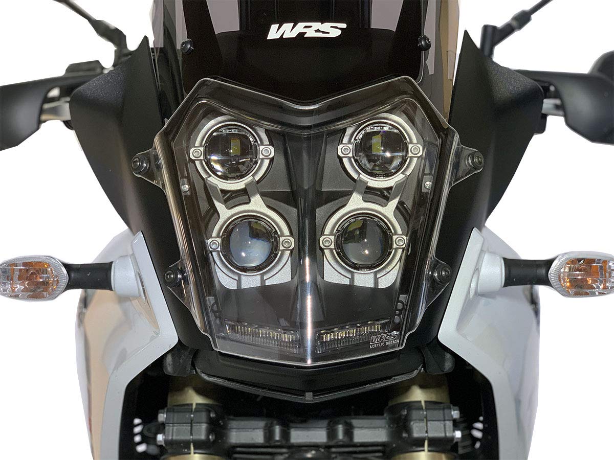 WRS LENTE PROTEZIONE LUCE FARO ANTERIORE TRASPARENTE TENERE 700 2019-2024