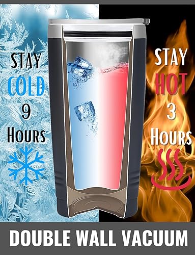 Miniatura 7 de Onebttl Regalos oficiales para hombres y mujeres, regalo oficial de boda para novios, vaso aislado de acero inoxidable de 20 onzas con tapa y