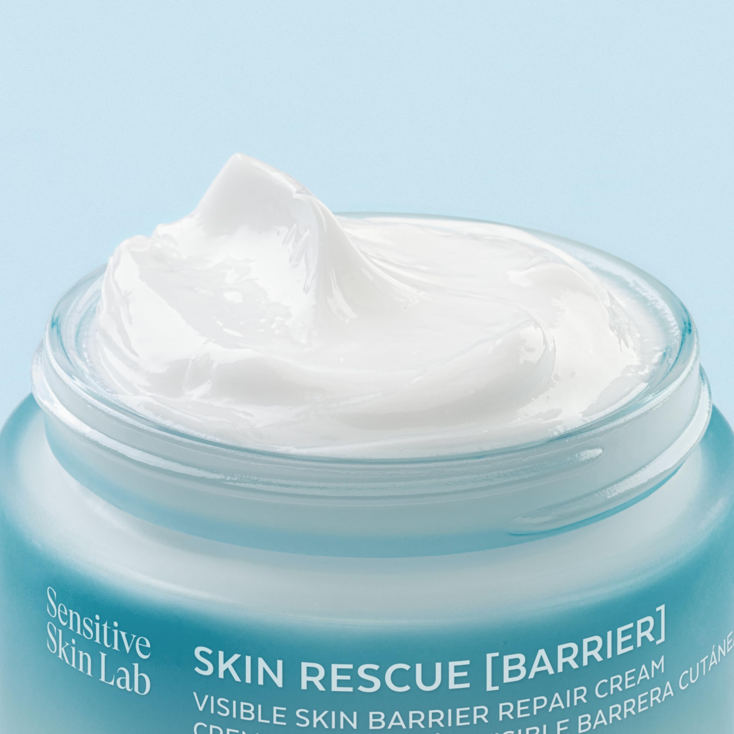 Sensilis - Skin Rescue Barrier, Crema Facial Reparadora, 50 ml | Ácido Hialurónico, Ceramidas, Repara, Hidrata, Reduce Rojeces, Hipoalergénica, No Comedogénica, Textura Crema, Uso Facial