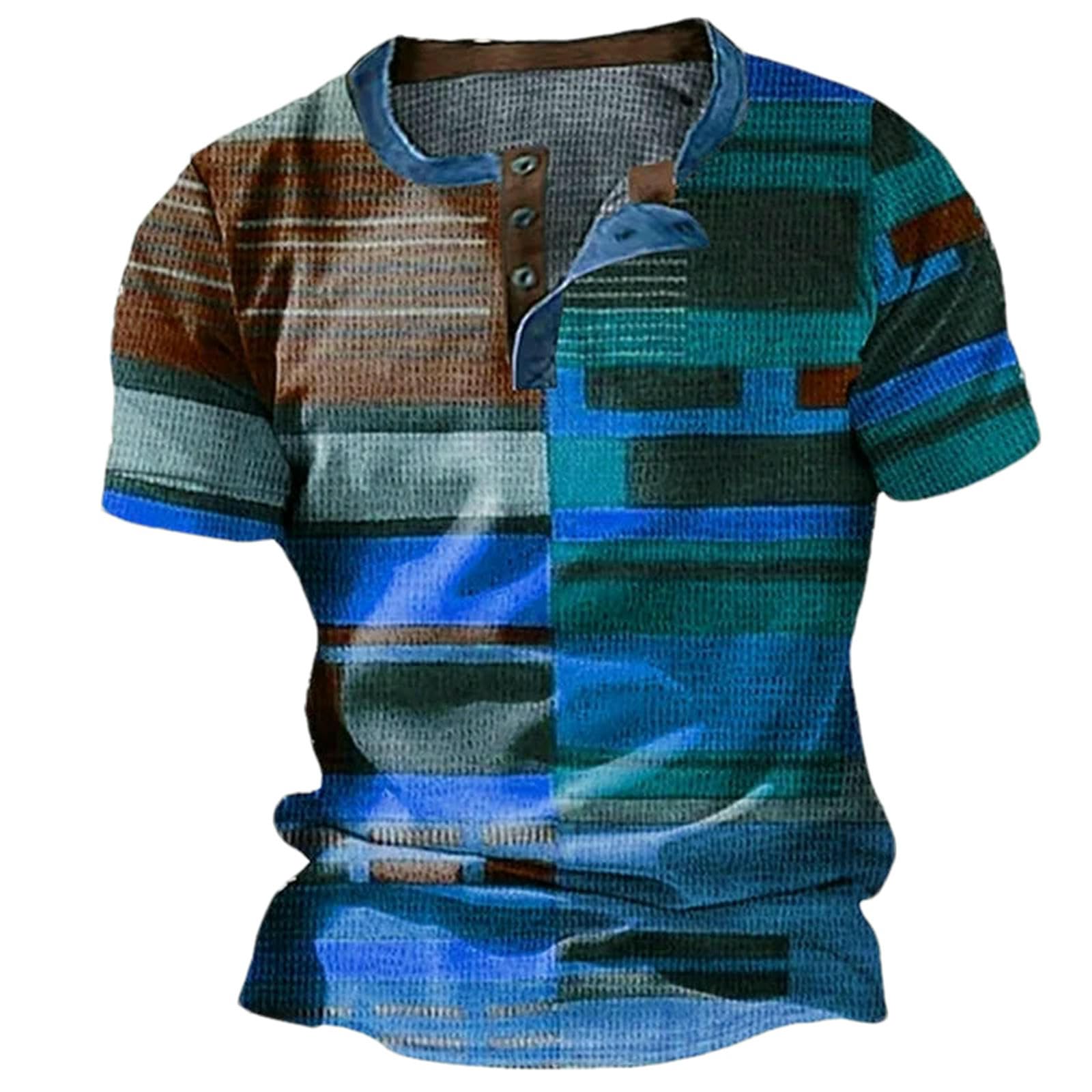 T-shirt patchwork 3D gaufré et respirant au design rétro unique