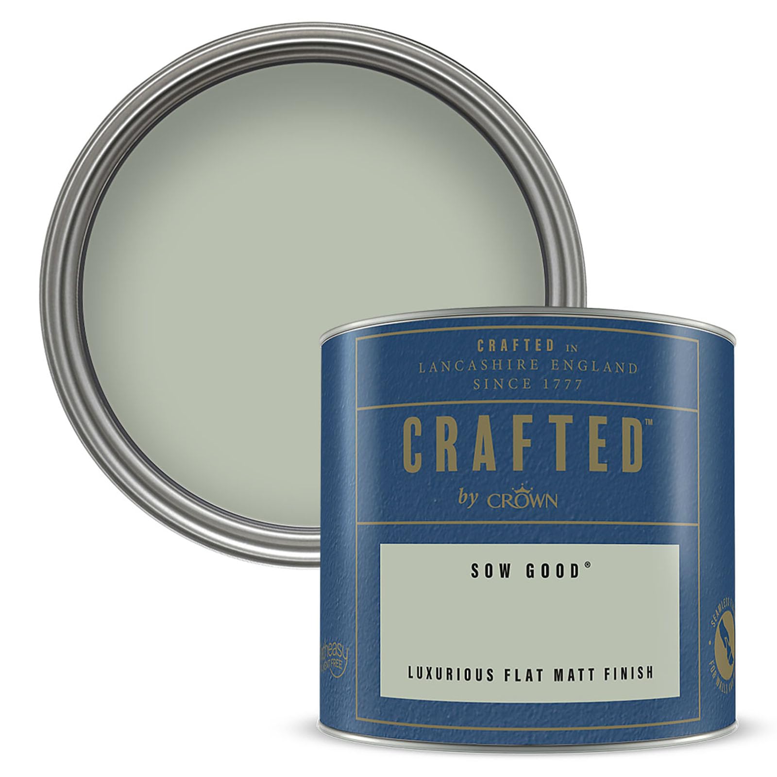Crown Crafted Sow Good Walls And Wood Flat Matt Paint Tester Pot 125Ml