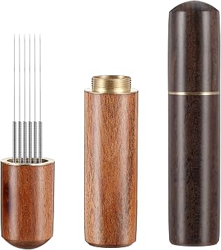 2pcs Espresso Needle Distributor, 6 Needles Espresso Wdt Tool