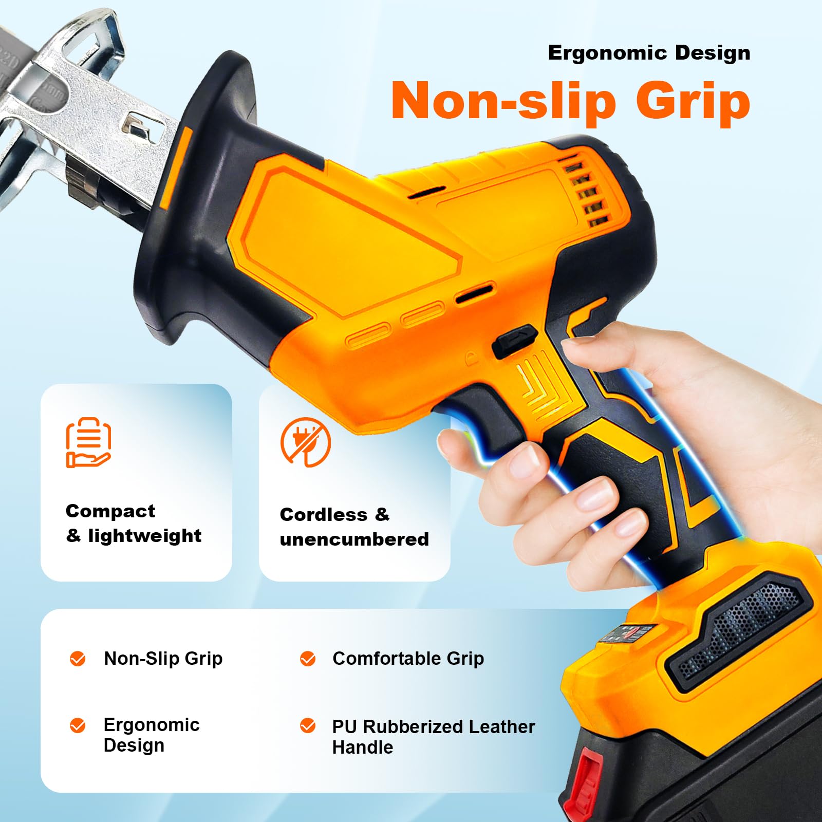 Brushless Motor Electric Meat And Bone Saw 3000mah Handheld