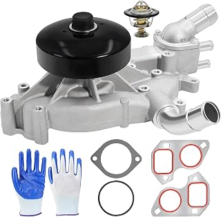AW5104 Water Pump with Thermostat Fit for Chevy GMC 4.8L 5.3L 6.0L