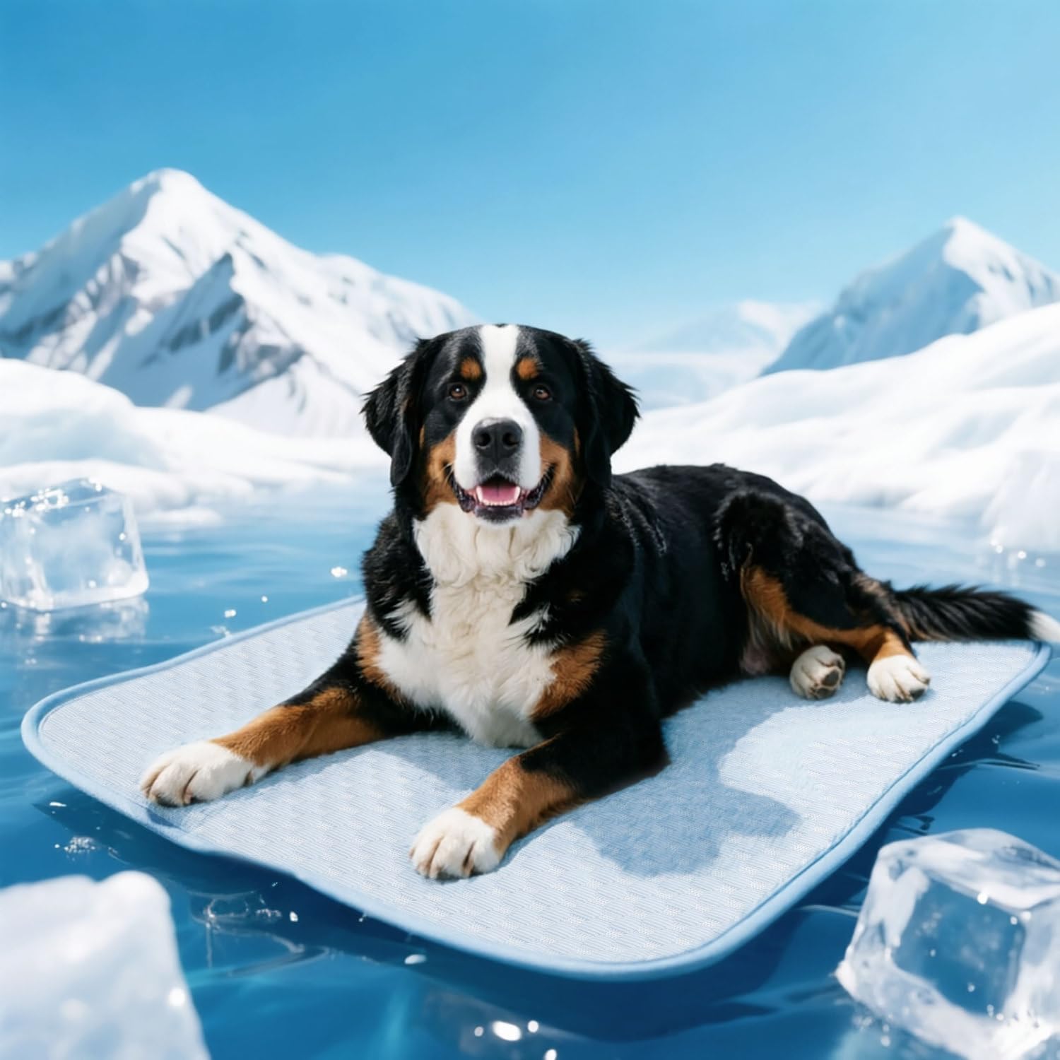 Nobleza Tappetino Refrigerante Cane Grande, Tappetino Rinfrescante per Cani con QMAX>0.5, Lavabile, Anti-Graffio, Leggero e Portatile, 110x70cm, Ideale per l'Estate