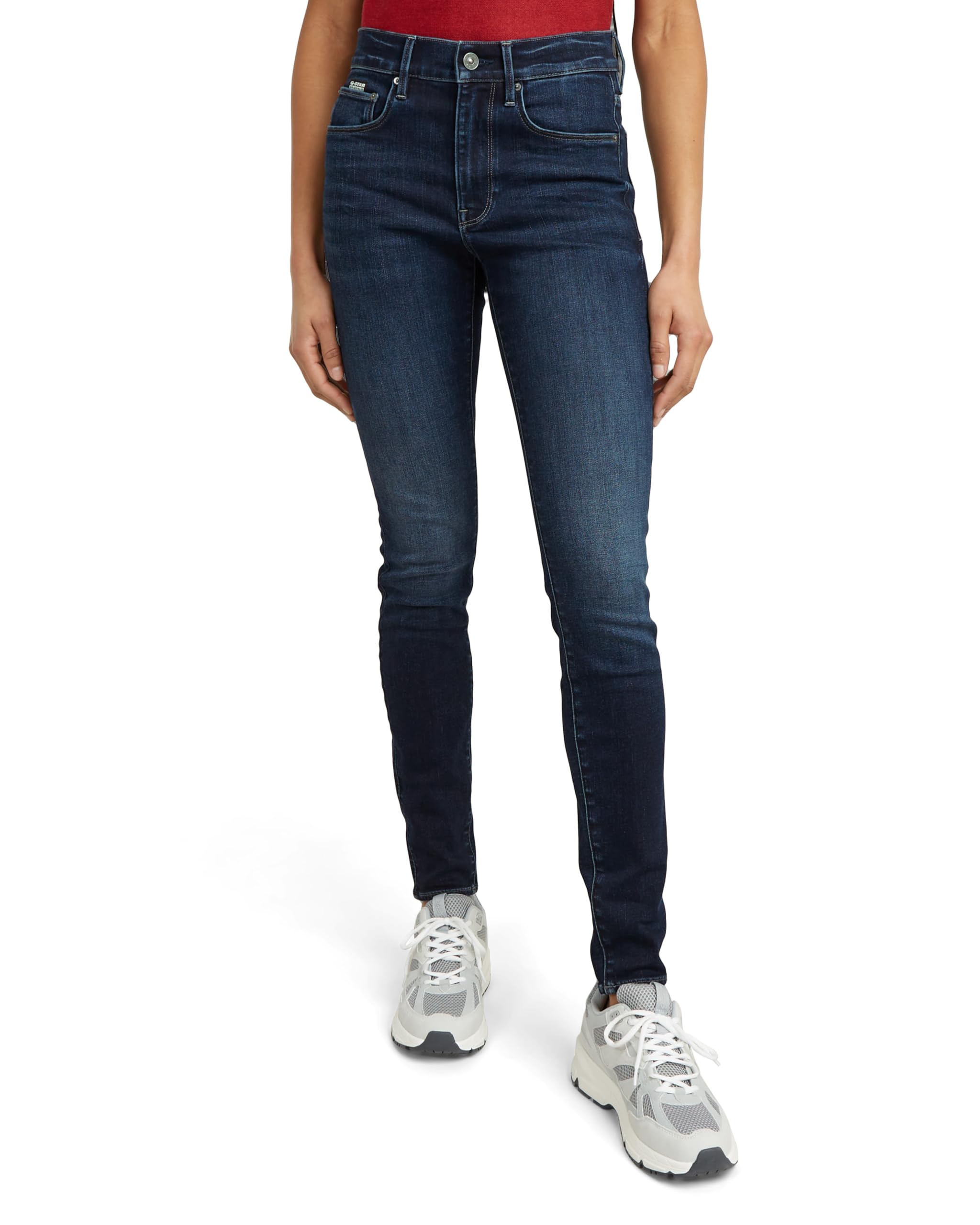 G-STAR Women's 3301 Skinny Jeans, Blue (dk Aged D05175-8968-89), 33W / 34L