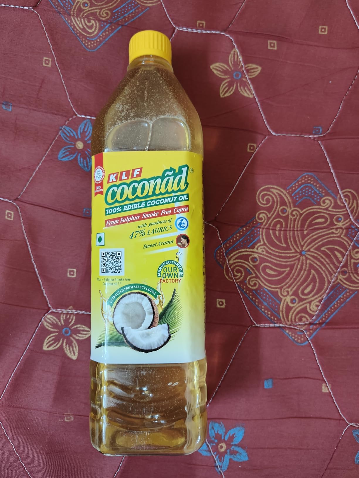 KLF Coconad 100% Pure Coconut Oil, 1L : Amazon.in: Grocery & Gourmet Foods