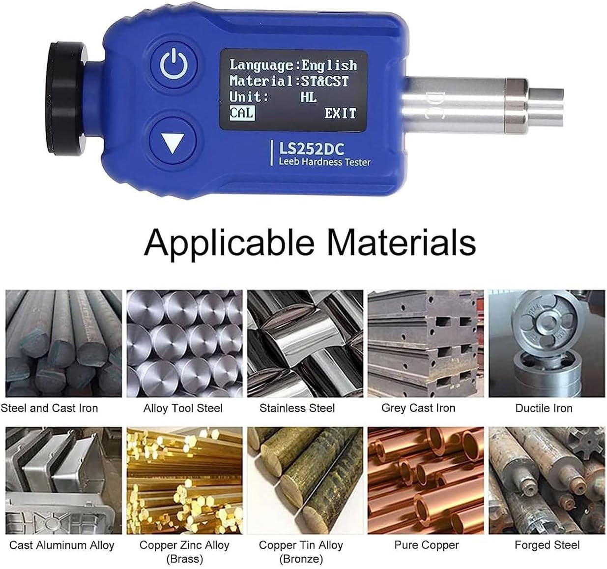 Medidor de dureza, durómetro Rockwell de alta precisión para pruebas de dureza en fabricación y procesamiento de metales