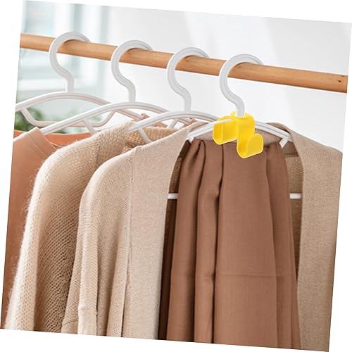 Miniatura 8 de Zerodeko 20 ganchos de doble cara, ganchos de pared para ropa, perchas de metal, triángulos espaciales para perchas de plástico, ganchos extensores,