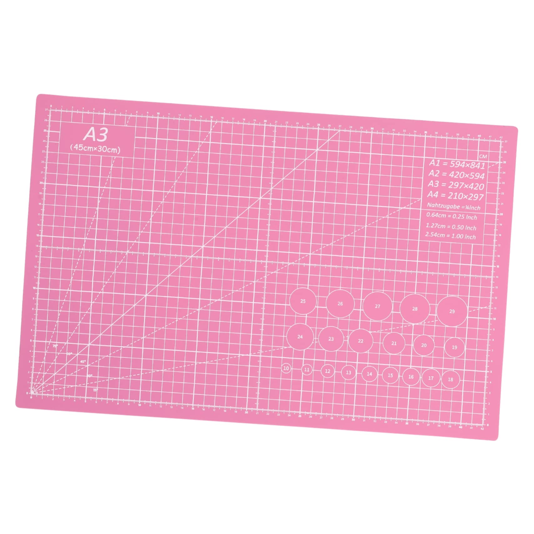 Selbstheilende Schneidematte A3 aus Pvc für Papier und Stoff
