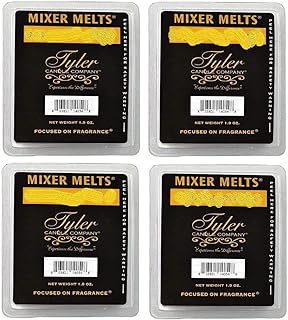 Tyler Candle Mixer Melts (Multi fragrances - Diva, High Maintenance, French Market, Kathina), 1.9 Oz