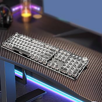 組立済入門機】54キー□左右分割型□メカニカルキーボード□レトロ