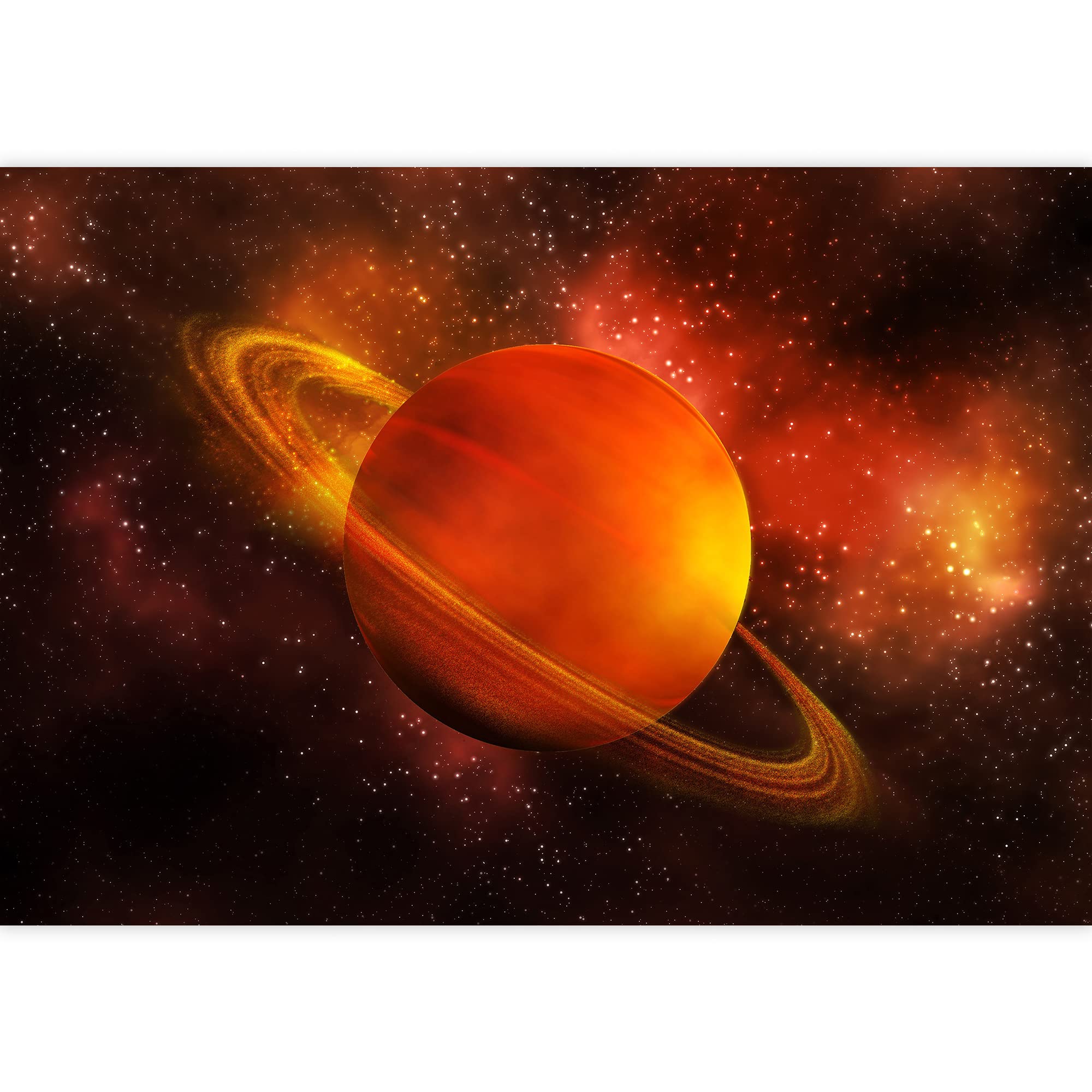 wall26 - The Planet Saturn in Space - Removable Wall Mural Self