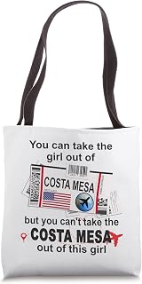 Flight Ticket Costa Mesa -Girl from Costa Mesa Boarding Pass Tote Bag