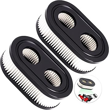 593260 Air Filter 593260 798452 334404 Air Cleaner Cartridge Filter, Lawn Mower Air Cleaner Replacement Filters for 4247 5432 5432k 09P00 09P702 550E 500EX 550EX 625 575EX Series Engine (2 Pcs)