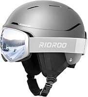 RIOROO Sísisak Védőszemüveggel, Állítható Szellőzéssel, Uniszex Snowboard Sisak 1