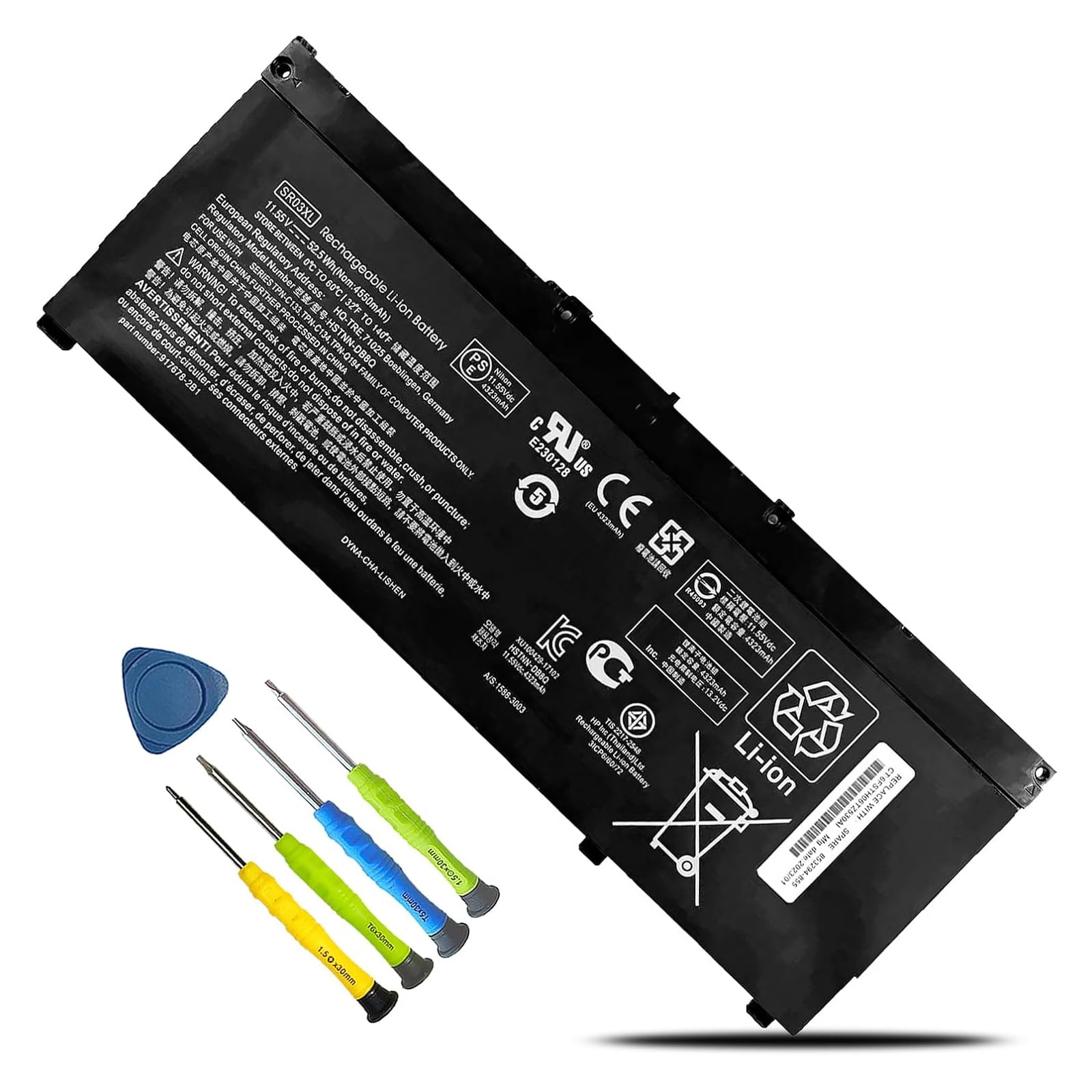 Amazon.com: BOWEIRUI SR03XL SR04XL L08855-855 Battery for Hp