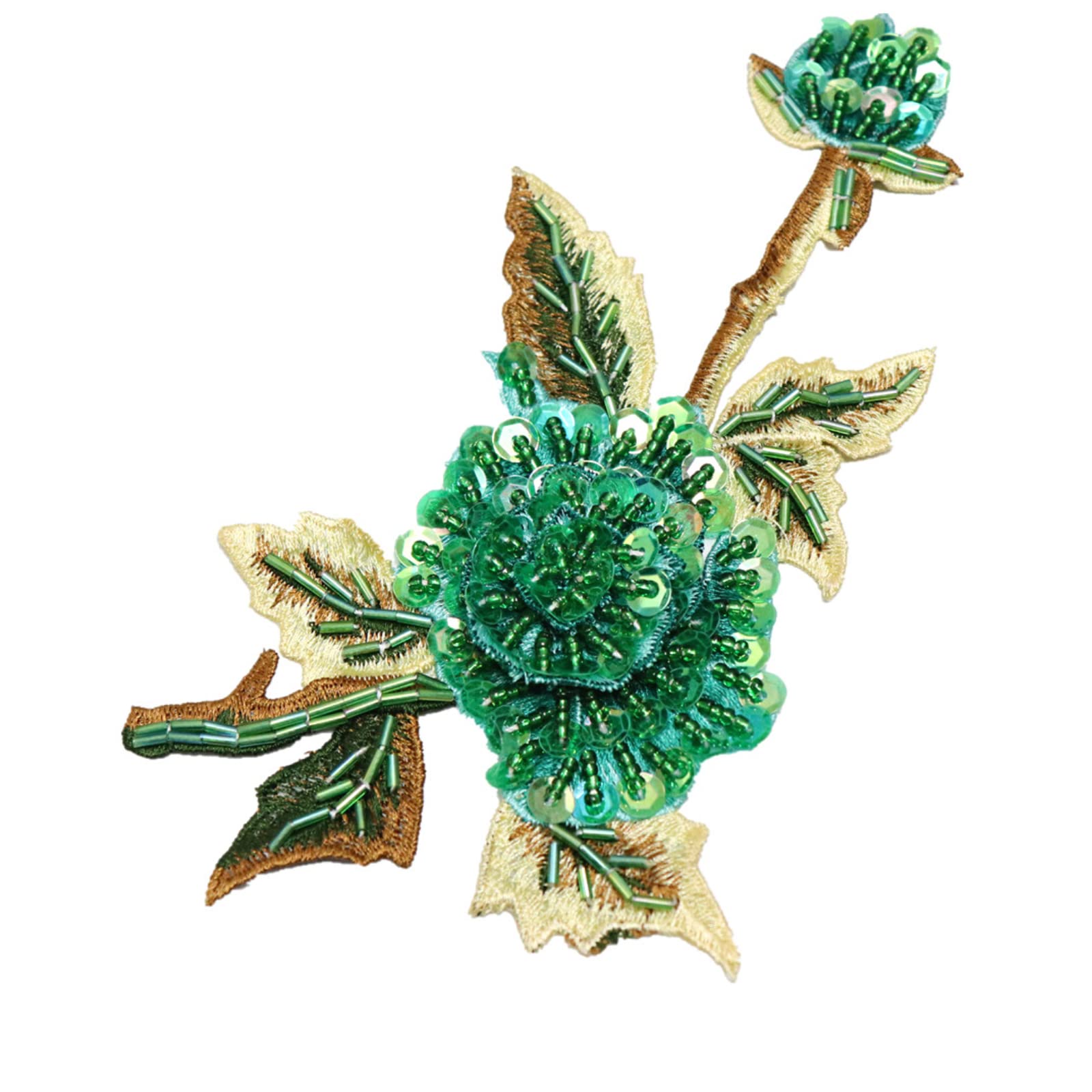 Amazon.com: JRYYR Rose Sequin Applique, Embroidered Patch