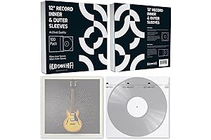 Hudson Hi-Fi 50 ct. Inner Sleeves for Vinyl Records & 50 ct. Vinyl Outer Sleeves