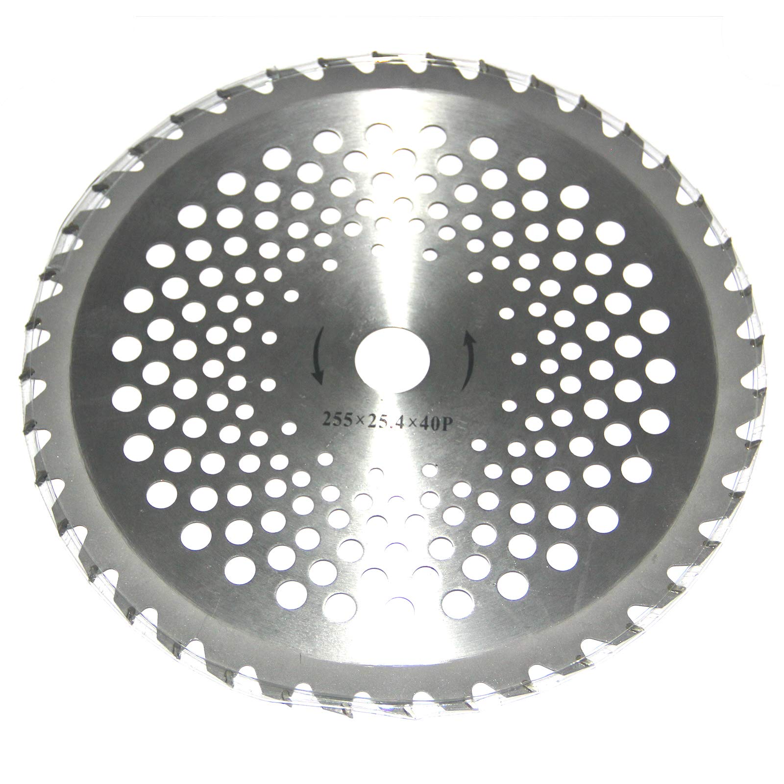 2-Pack 10 Inch Carbide Tip Brush Blades For Weed Eater Trimmer – 80 Teeth, Fits Most Brands