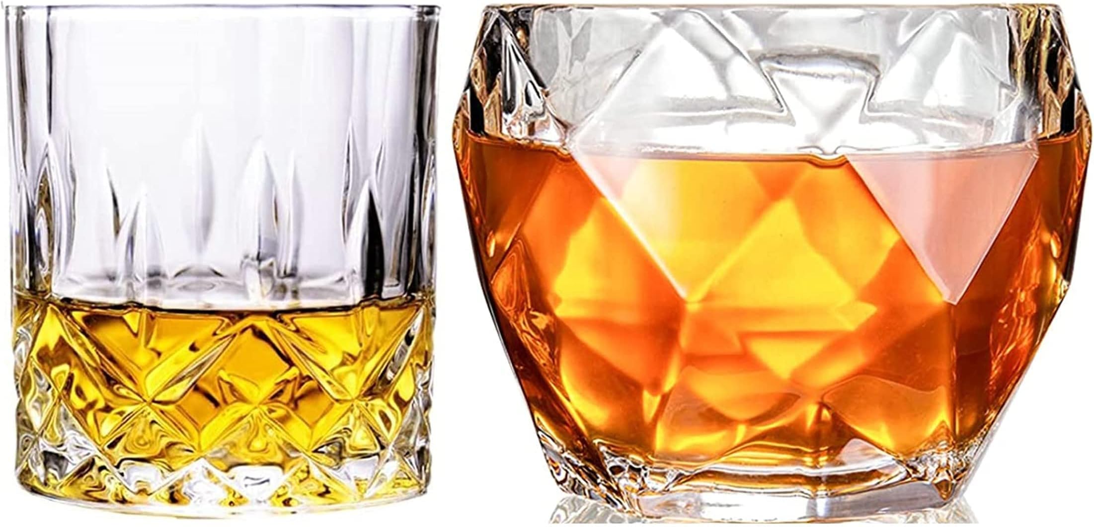 GLASKEY Whiskey Glasses Set
