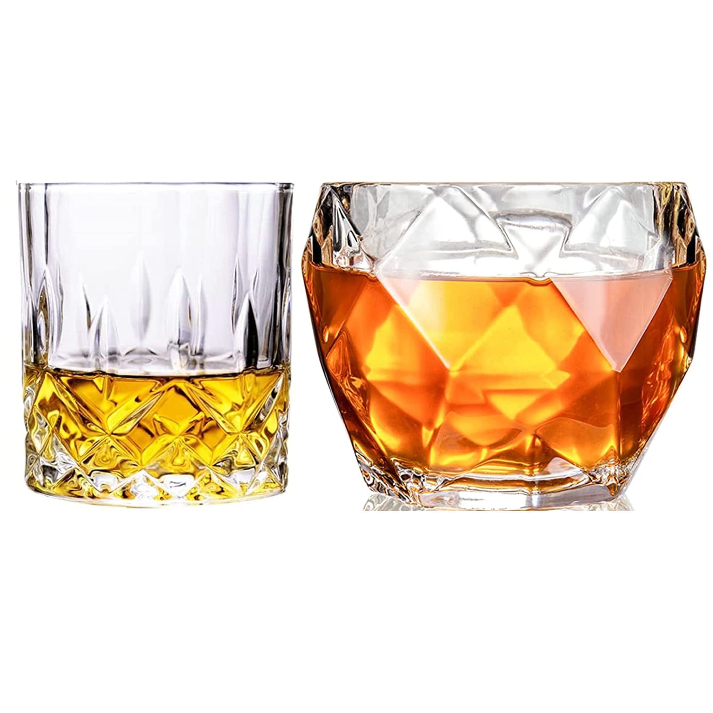 GLASKEY Whiskey Glasses Set