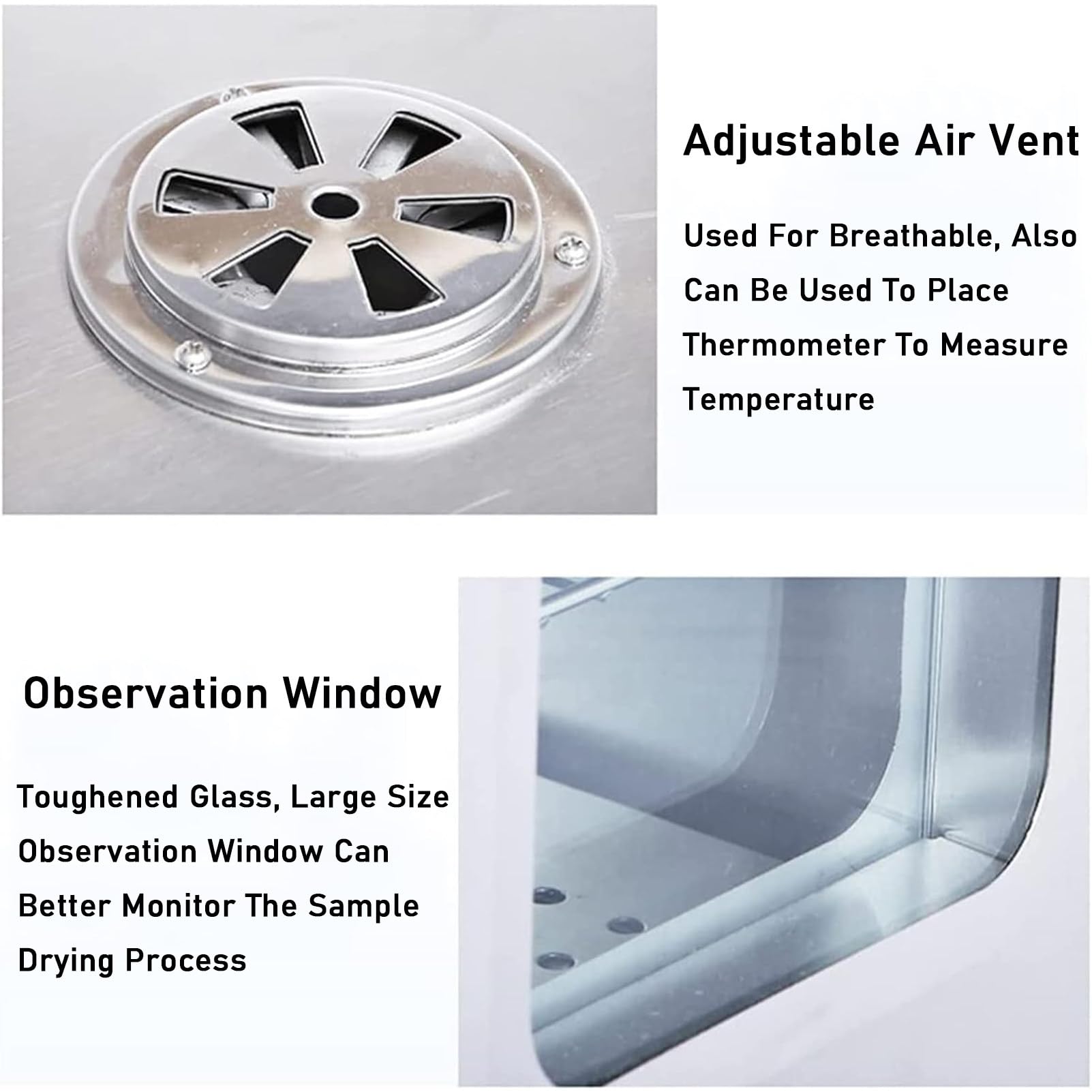 Stufa Di Essiccazione Di Laboratorio Stufa Ad Essiccazione A Convezione Ad Aria Forzata Digitale Zincata, 600w Stufa Ad Asciugatura Ad Aria Forzata (5-300°C) Per Asciugatura E Trattamento,16L