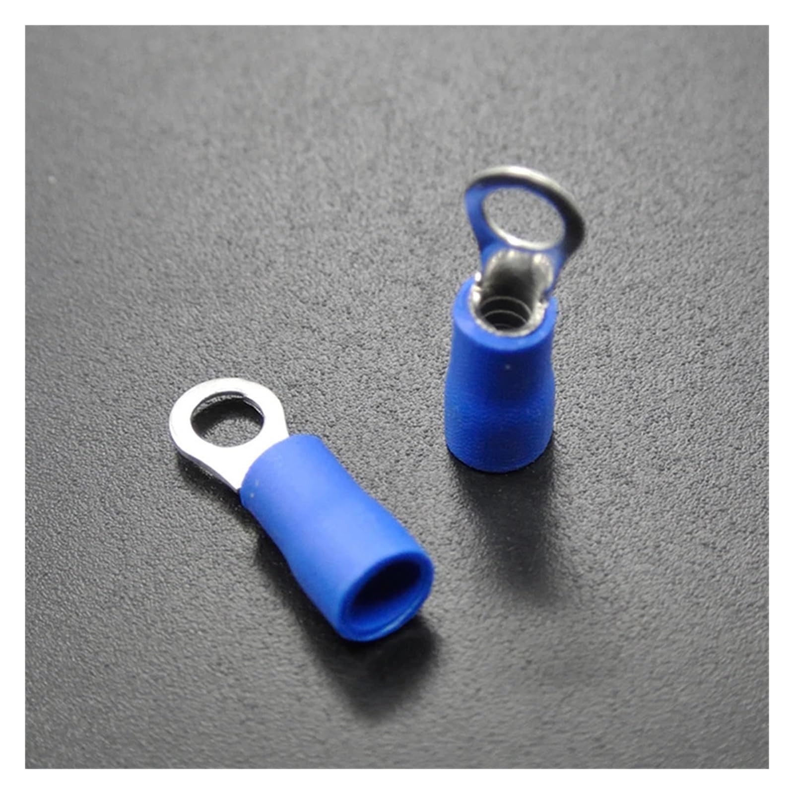 REIUAFWYGV 1000 pcs #4 16-14 AWG Blue Ring Terminal Connector Ring insulated terminal RV2-3.2