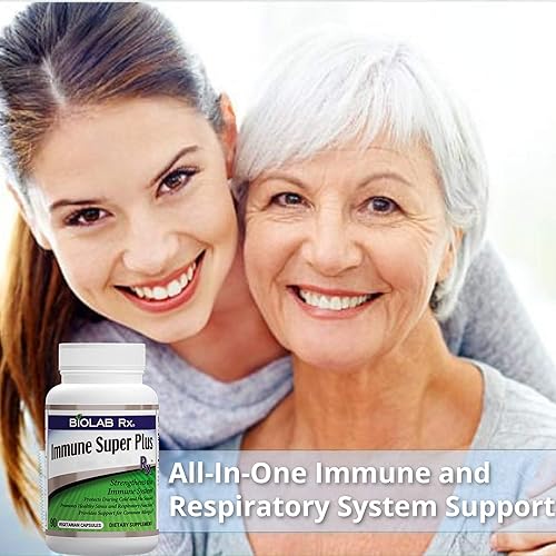 Miniatura 3 de Immune Super Plus Rx- Suplemento natural de refuerzo del sistema inmunológico y respiratorio natural - con saúco, sello dorado, astrágalo, hongos,