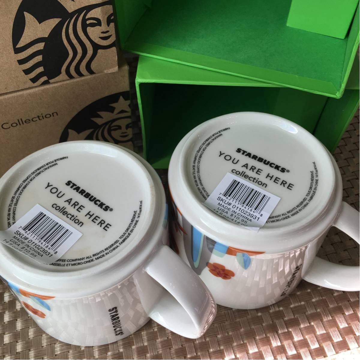 Amazon.co.jp: スターバックス ハワイ マグカップ 2個セット ビッグ 