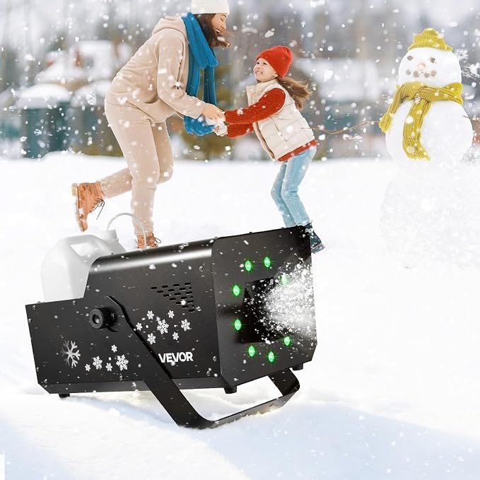 Máquina de nieve 1500W con control DMX512 y tanque 5L miniatura 2