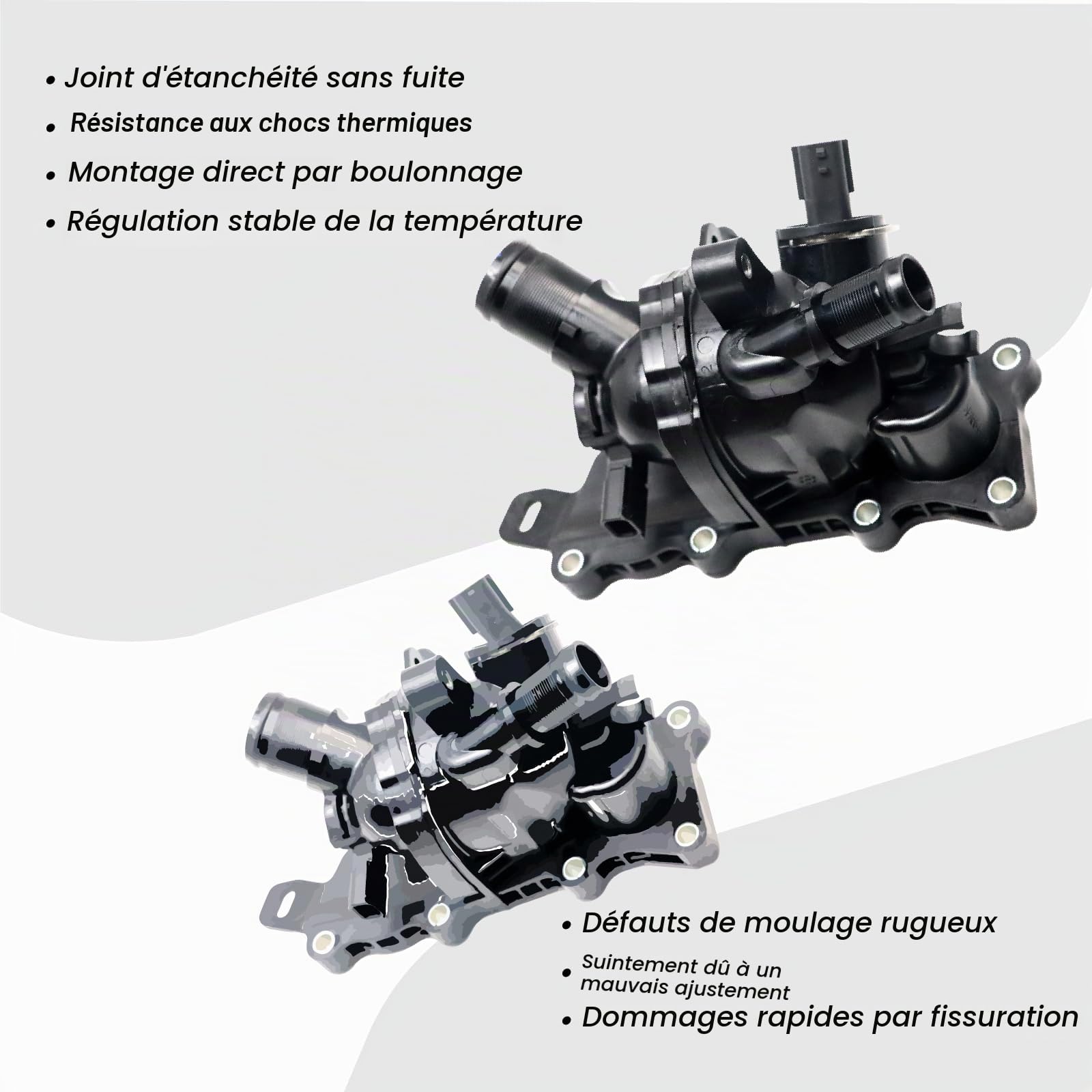 Boîtier de thermostat pour Renault Ni-ss-an - Montage 110600260R 2822033000