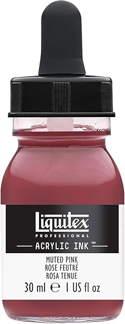 LIQUITEX 4260504 Special Release Collection, Professional Acrylic Ink, Muted Pink, 3.8 x 3.8 x 9.5 cm