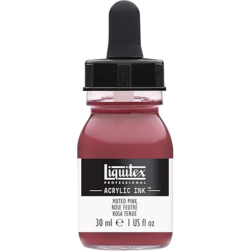Liquitex Professional Acrylic Ink, 1-oz (30ml) Jar, Muted Pink
