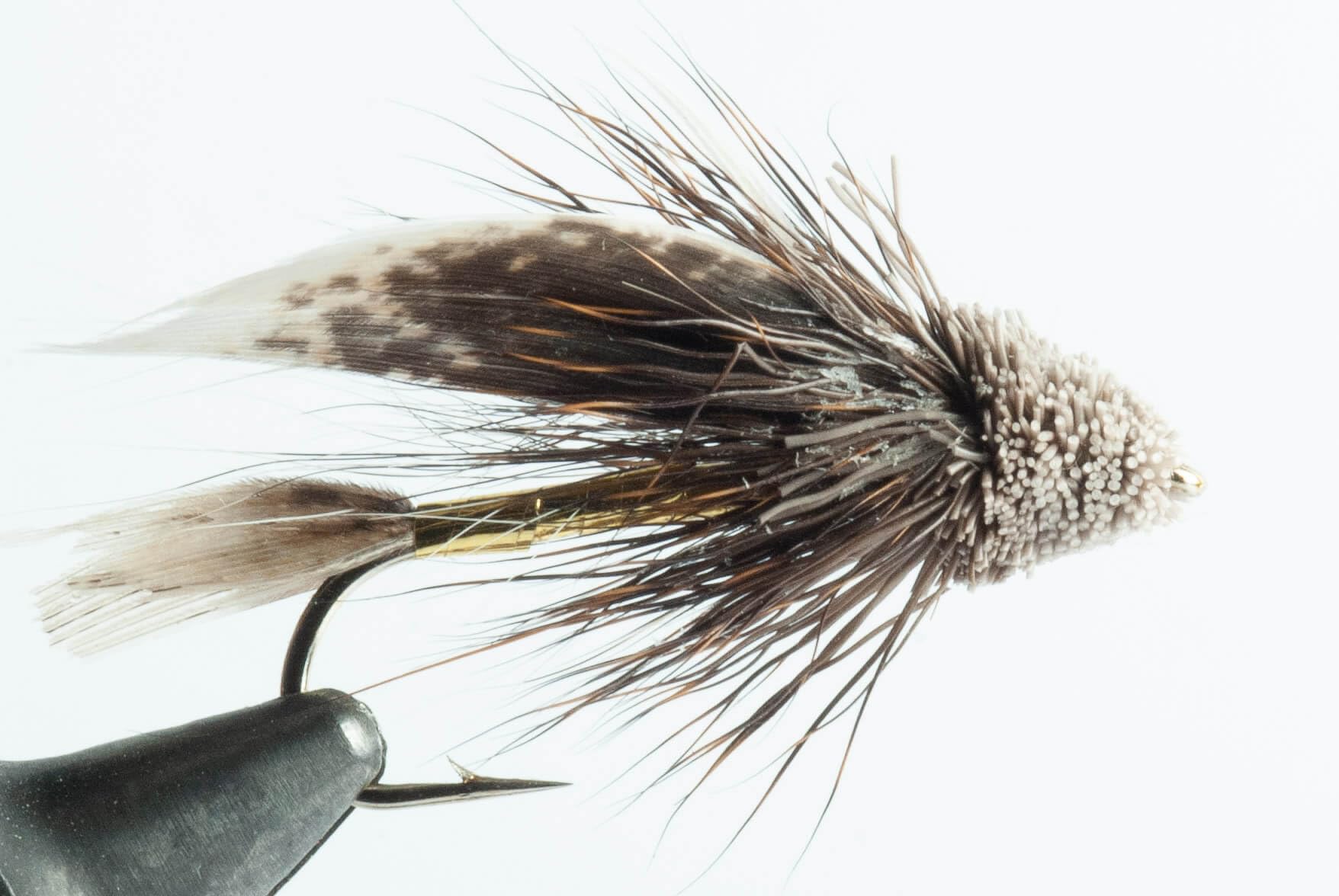 Blue Wing Olive Muddler Minnow Streamer Fly - 6 Pack
