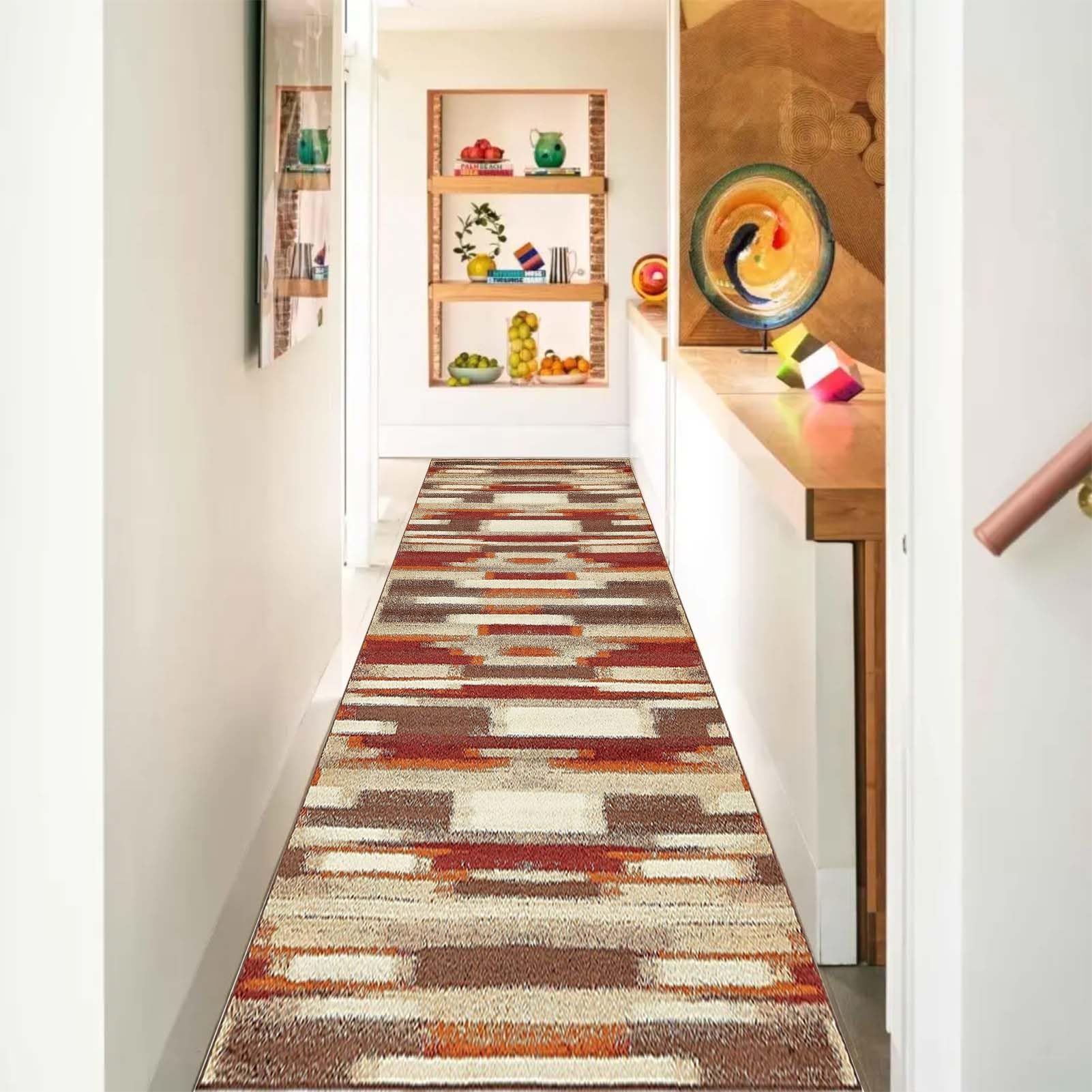 Tapis de couloir antidérapant lavable pour éviter les glissades