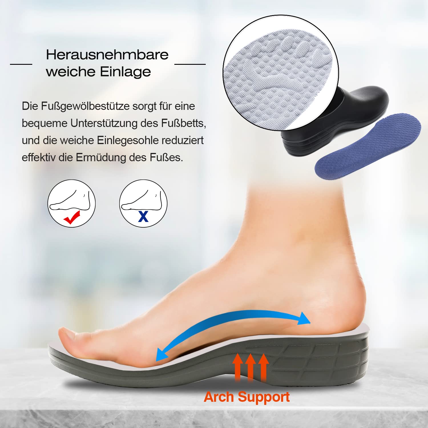 Bella Bays Unisex-Gartenschuhe für Erwachsene, Freizeitschuhe, Bequeme Innensohlen, erhältlich in Schwarz/Rosa/Weiß, Größen 36-41