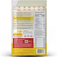 Vista 7 de BBfL Batido de proteínas a base de plantas – 0.76 oz de proteína vegana, cúrcuma + curcumina 95 + canela de Ceilán, prebióticos, enzimas digestivas