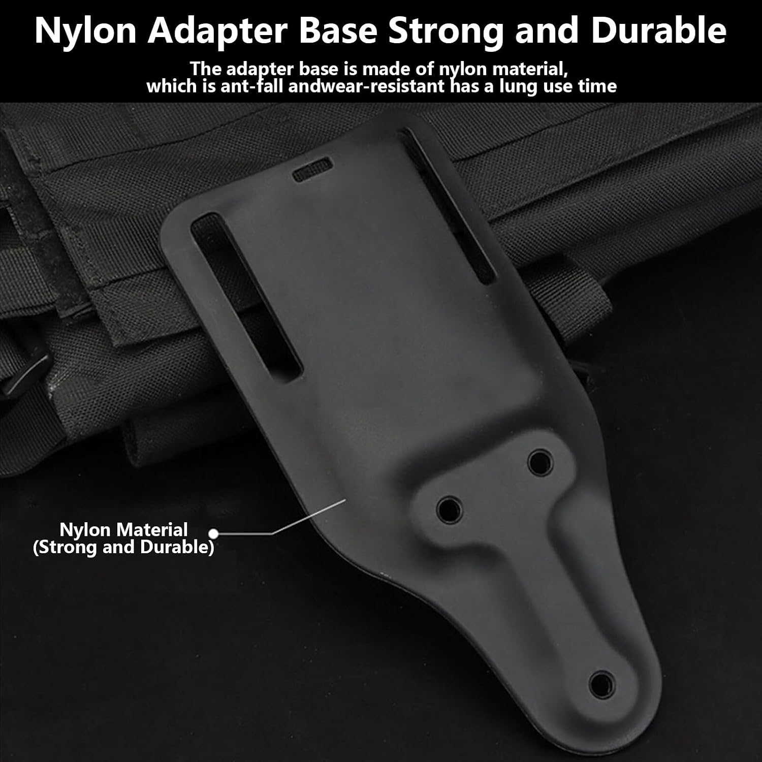 Drop Leg Holster Leg Drop Holster with 3 Hole Pattern Universal Belt Loop