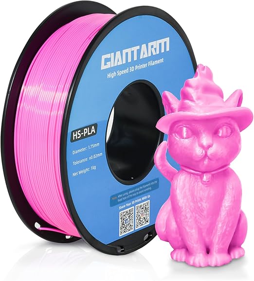 GIANTARM High Speed PLA Filament 1.75mm, 1kg Spool (2.2lbs), Fast Printing PLA...