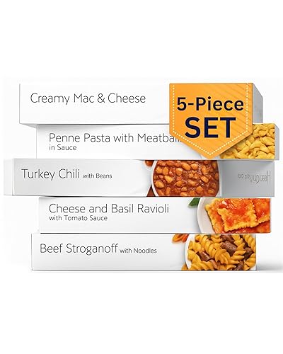 HMR Entrees Meals 5-Pack Variety | Low Calorie Premade Microwave