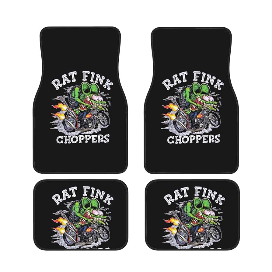 Amazon | ラットフィンク カーマット 4点セット フロアマット 車