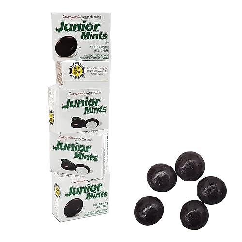Miniatura 3 de Fruidles Caramelos cremosos de menta junior cubiertos de chocolate puro, sin maní, sin grasa (40)