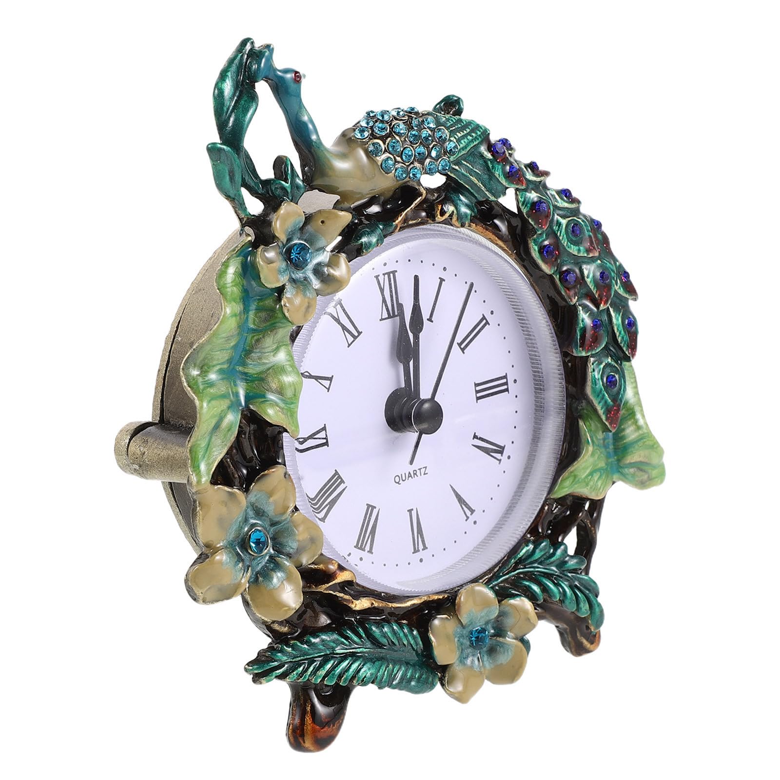 Reloj de mesa vintage SHINEOFI sin batería y de funcionamiento analógico