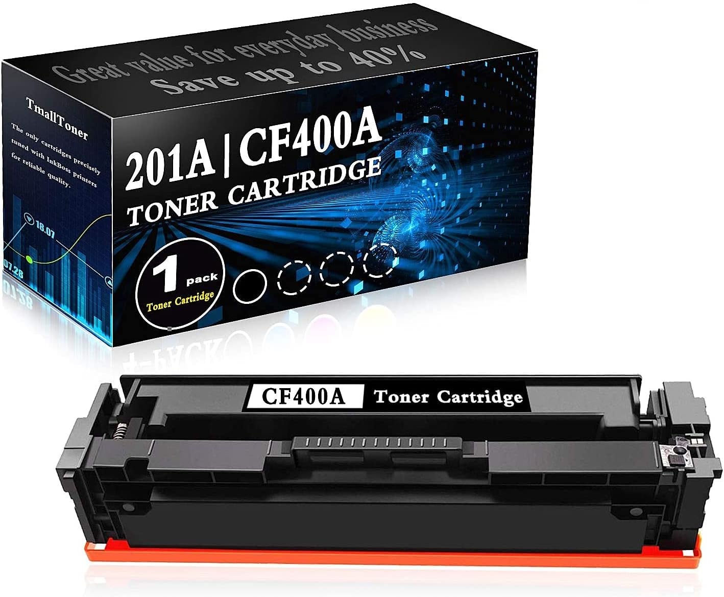 Amazon.com: 1 Pack Black 201A | CF400A Toner Cartridge Compatible for ...