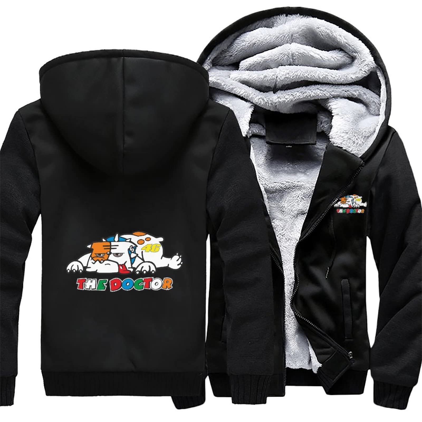 Amazon.co.jp: パーカー メンズ バレンティーノ ロッシ VR46 ジップ