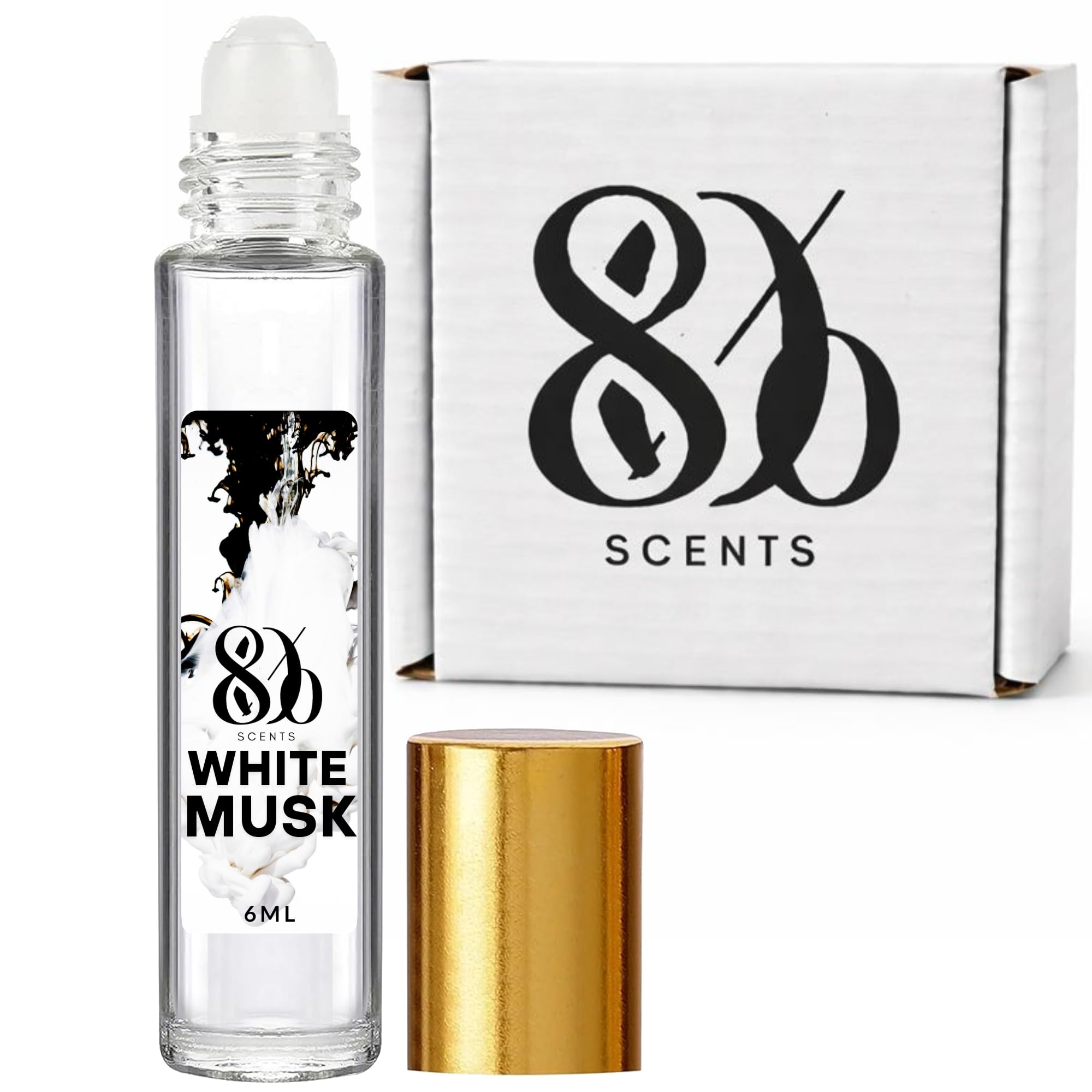 80% Scents White Musk Perfume Attar Oil 6ml | Attar Perfume for Men